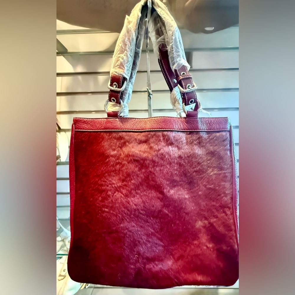 Elegant Maroon Red Tote Bag New